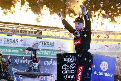 NASCAR Cup Texas: Reddick wins race plagued by tyre failures