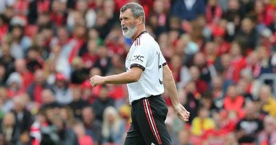 Roy Keane's 'embarrassing' reason he only played 15 minutes for Man United Legends vs Liverpool Legends