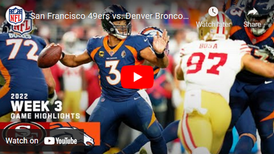 WATCH: Highlights from the Broncos’ 11-10 win over 49ers
