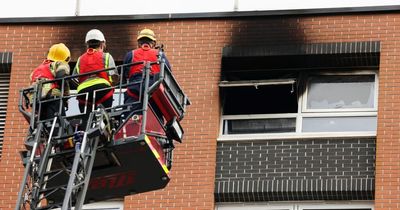 Bristol fire: Piles of soot found flats where man fell from 16th-storey window