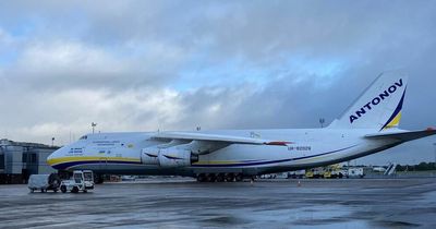 Antonov 124: One of the largest cargo planes in the world has landed at Belfast International Airport