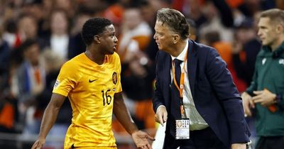 Tyrell Malacia admits he "didn't agree" with Louis van Gaal after touchline bust-up