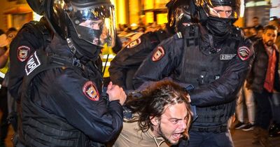 Inside chaotic Russia as it descends into anarchy with violent protests and mass exodus