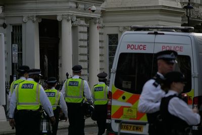 12 arrested after clashes outside Iranian Embassy in London