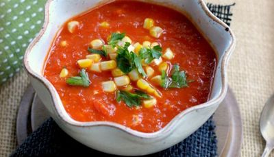 Southwestern gazpacho is cool and delicious year-round