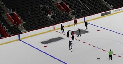 Ice rinks aren't actually white - and the transformation is blowing people's minds