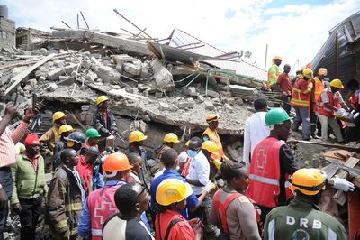 Building collapses outside Kenyan capital, deaths reported