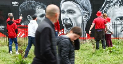 New Anfield mural unveiled ahead of charity auction as more Liverpool greats honoured