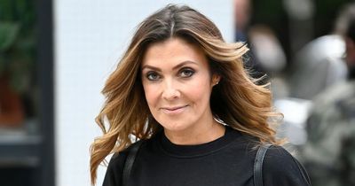 Kym Marsh looks ready to dance as she steps out with Graziano Di Prima in Manchester after 'unfair' remarks