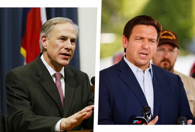 Abbott fumes DeSantis stole "spotlight"