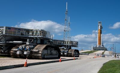 In new setback, hurricane forces Moon rocket into storage