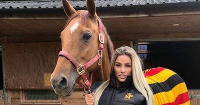 Katie Price left 'sore and bruised' after painful horse riding accident