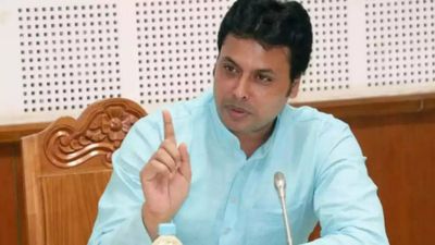 Former Tripura CM Biplab Kumar Deb ends first house tenure on emotional note