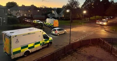 Police and ambulances descend on West Lothian street after hoax call