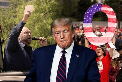 Why Trump went full QAnon: Desperation