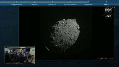 Watch: Nasa tests defence technology by crashing spacecraft into asteroid