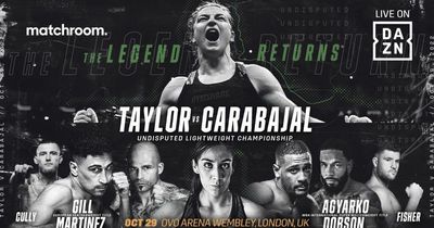 Katie Taylor v Karen Elizabeth Carabajal: How to buy tickets for the fight at OVO Wembley Arena