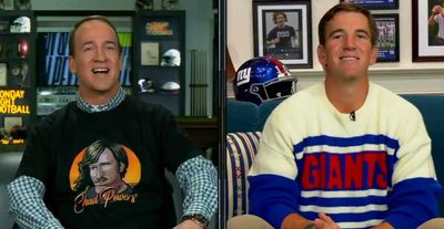 The 5 best moments from the Manningcast ‘MNF’ Week 1, including Peyton screaming for timeouts