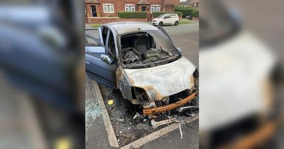 Neighbours wake up to find burned out car on quiet street