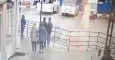 Russian man sets himself on fire while shouting 'I don't want to go to the war'