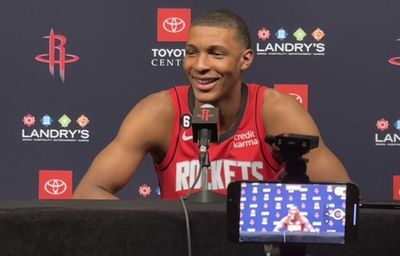 Rockets rookie Jabari Smith Jr. sees improvements since summer league