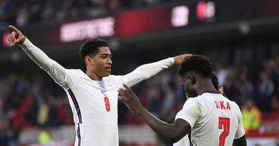 Jude Bellingham gives Arsenal star Bukayo Saka flattering Lionel Messi comparison as England win