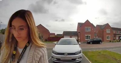 Woman's handbrake blunder could have been 'expensive mistake' as car rolls towards house