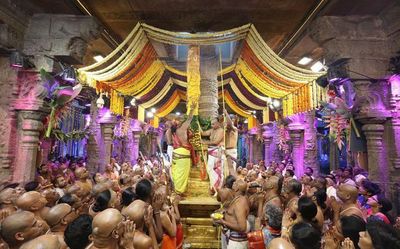 Tirumala Brahmotsavams off to colourful start with ‘Dhwajarohanam’