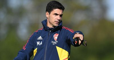 Four key Arsenal stars miss training as Mikel Arteta eyes surprise inclusion for Tottenham clash