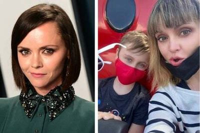 Christina Ricci reveals she is still sleeping in the same bed with her eight-year-old son