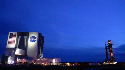 NASA moon rocket back in hangar, launch unlikely until Nov.