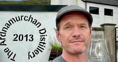 Neil Patrick Harris enjoys trip to Scotland sampling whisky at Ardnamurchan Distillery