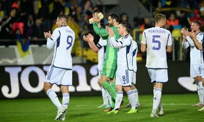 Depleted Scotland hold out against Ukraine for Nations League promotion