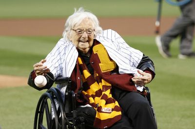 MLB fans loved seeing 103-year-old Sister Jean throw out the first pitch at a Cubs game