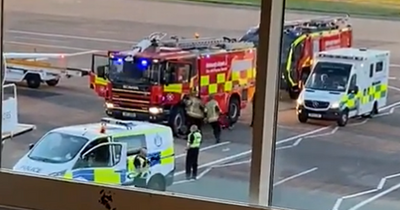 Edinburgh Airport passengers evacuated as fire crews race to restaurant blaze