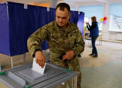 Russia claims win in occupied Ukraine ‘sham’ referendums