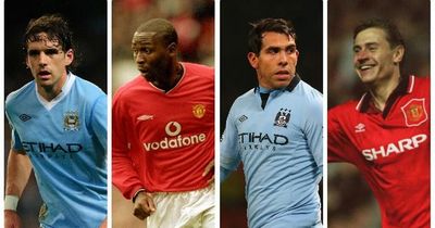 All 14 players to have played for both Manchester United and Manchester City post-war