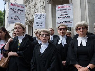 Government has two months to stop barristers’ strike or defendants must be released from prison, High Court rules