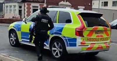 Armed police called to Cardiff street after reports of person being 'chased by men with weapons'