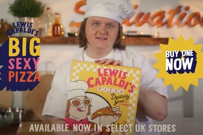 Lewis Capaldi says pizza could be his 'true calling' as star launches new range