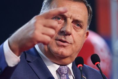 Bosnian Serb separatist leader blasts West, praises Russia