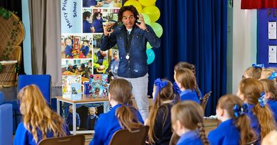 Children's Laureate Joseph Coelho visits North Belfast school to share joys of poetry
