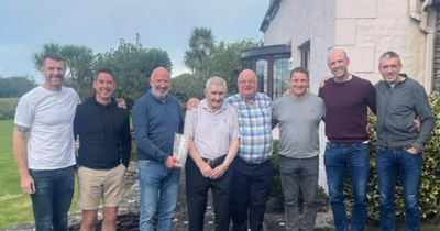 Mick O'Dwyer visited by Kildare GAA legends from team that made it to 1998 All-Ireland final