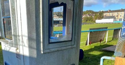 Football club left with £5000 bill after "mindless vandals" go on the rampage