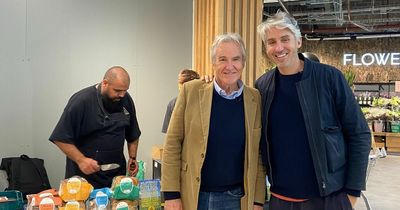 This is why Gavin & Stacey's Larry Lamb was giving away bread in Cardiff today