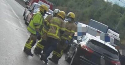 M50 at a standstill as emergency services race to scene of multi-vehicle crash