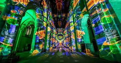 See Durham Cathedral in a new light as artists prepare to flood interior with colour and sound