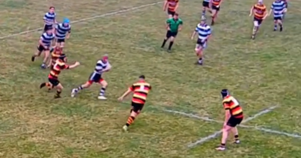 Side-stepping Welsh rugby teen wows tens of thousands…