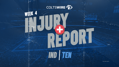 Colts vs. Titans: Initial injury report for Week 4