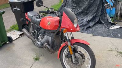 Watch This Guy Rescue A BMW R65LS And A Norton Electra 400